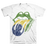 Rolling Stones Brazil Tongue Logo - Mens White T-Shirt