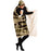 Desert Camouflage Pattern Hooded Blanket