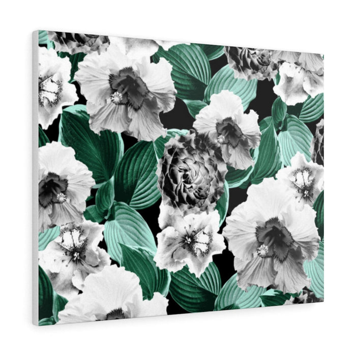 BLACK AND WHITE FLORAL GARDEN GLAMOR