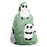 Panda Pattern Hooded Blanket