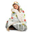 Abstract Pattren Hooded Blanket