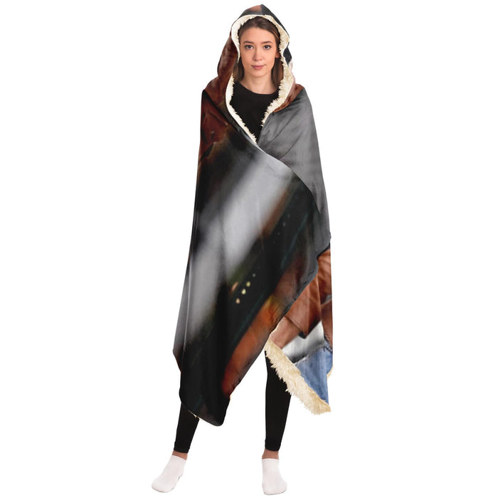 Frida  Street Fashion Hooded Blanket