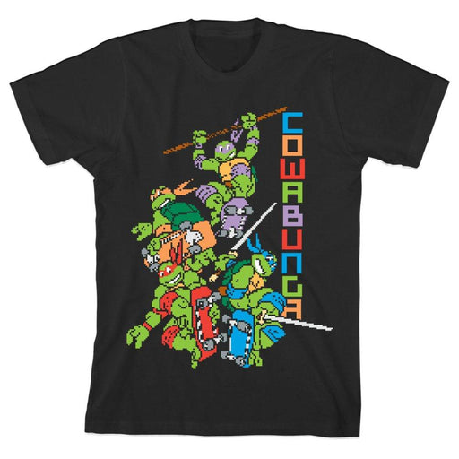 Teenage Mutant Ninja Turtles 8-Bit Cowabunga Boys T-shirt