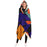 Flora Pattern Hooded Blanket