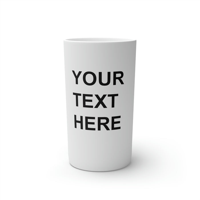 Custom Logo on a Coffee Mugs, Team Logo Here Coffee Mugs, Personalized Coffee Mugs, Text on a Coffee Mugs, Your Business Logo or Brand Logo Conical Coffee Mugs