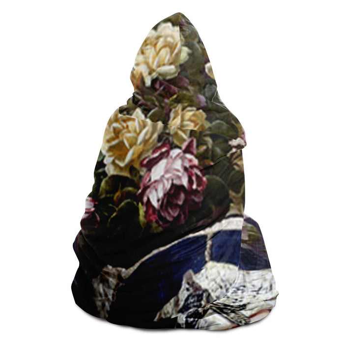 Flowers Hooded Blanket