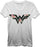 Wonder Woman Flower Logo Women's White T-Shirt Tee Shirt
