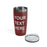 Custom Logo Tumbler, Team Logo Here Tumbler, Personalized Tumbler, Text on a Tumbler, Your Business Logo or Brand Logo Ringneck Tumbler, 20oz
