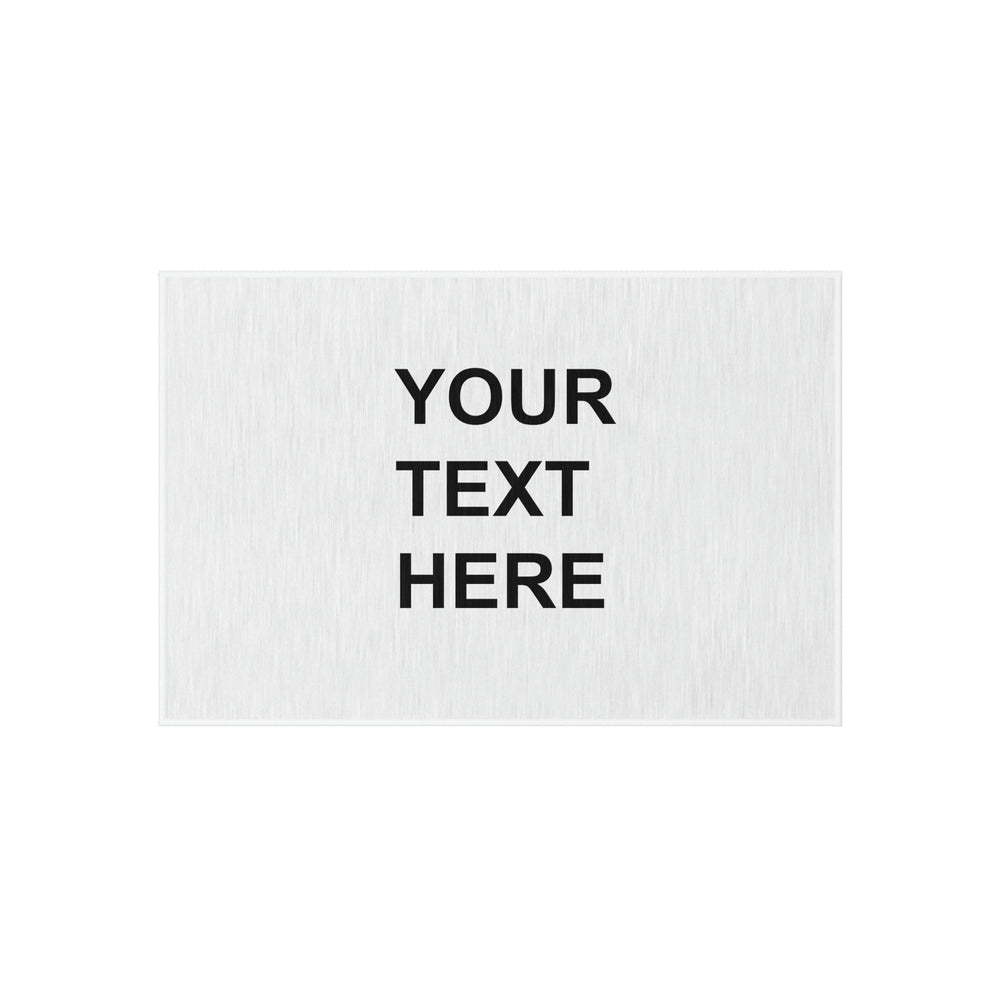 Personalized Rug, Custom Rug, With Your Own Text or Design, Handmade Custom Rug , Customized Outdoor Rug