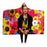 Flower Frida Hooded Blanket
