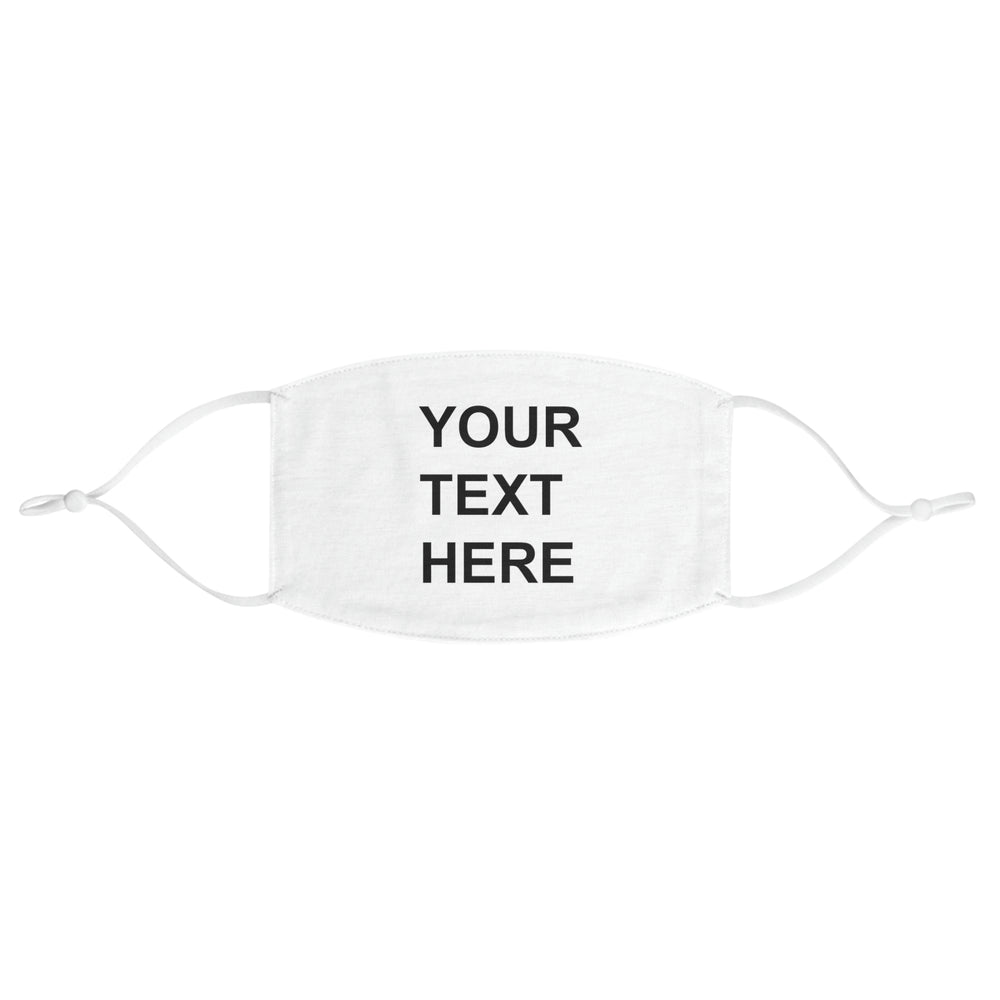 Personalized Face Mask, Custom Face Mask, With Your Own Text or Design, Handmade Custom Face Mask