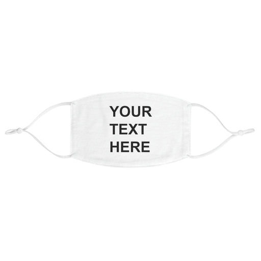 Personalized Face Mask, Custom Face Mask, With Your Own Text or Design, Handmade Custom Face Mask