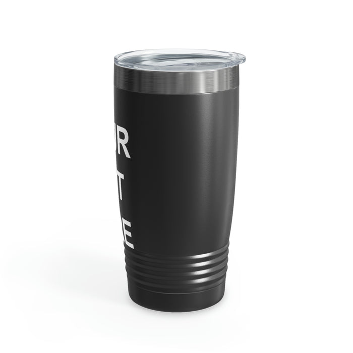 Custom Logo Tumbler, Team Logo Here Tumbler, Personalized Tumbler, Text on a Tumbler, Your Business Logo or Brand Logo Ringneck Tumbler, 20oz