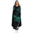 Tropical Banana Night Leaves Hooded Blanket