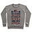 Virgin Teez  Pullover 50 STARS AND 13 BARS OF CHISELED STEEL AND SEX APPEAL CREWNECK SWEATSHIRT