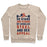 Virgin Teez  Pullover 50 STARS AND 13 BARS OF CHISELED STEEL AND SEX APPEAL CREWNECK SWEATSHIRT