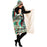 Abstract Pattren Hooded Blanket