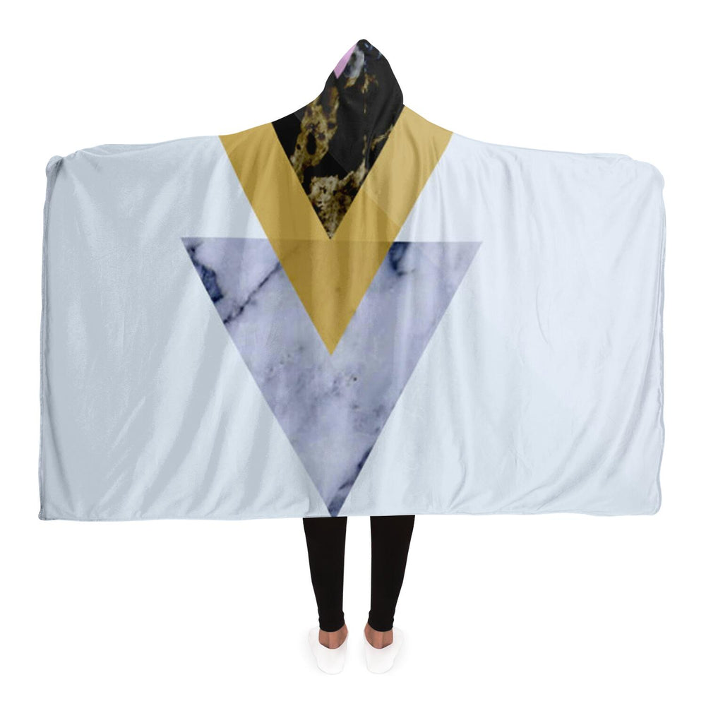 Geometric Hooded Blanket