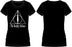 Harry Potter The Deathly Hallows Logo Women's Black T-Shirt