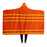 Simple Lines Pattern oy Poster Hooded Blanket
