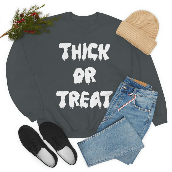 Thick Or Treat  White Print