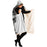 PointIlism Skull Hooded Blanket