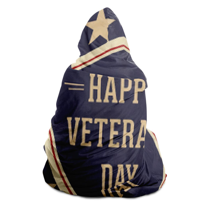 Free veterans day Hooded Blanket