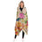 Flower Painting Hooded Blanket