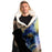Brush Strokes Hooded Blanket