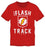 The Flash Track Team Logo Men's Red T-Shirt Tee Shirt