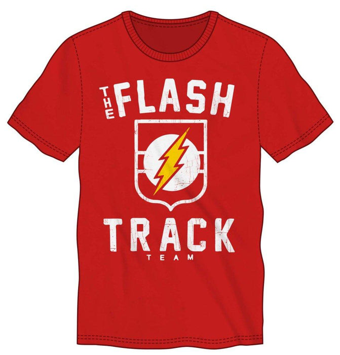 The Flash Track Team Logo Men's Red T-Shirt Tee Shirt