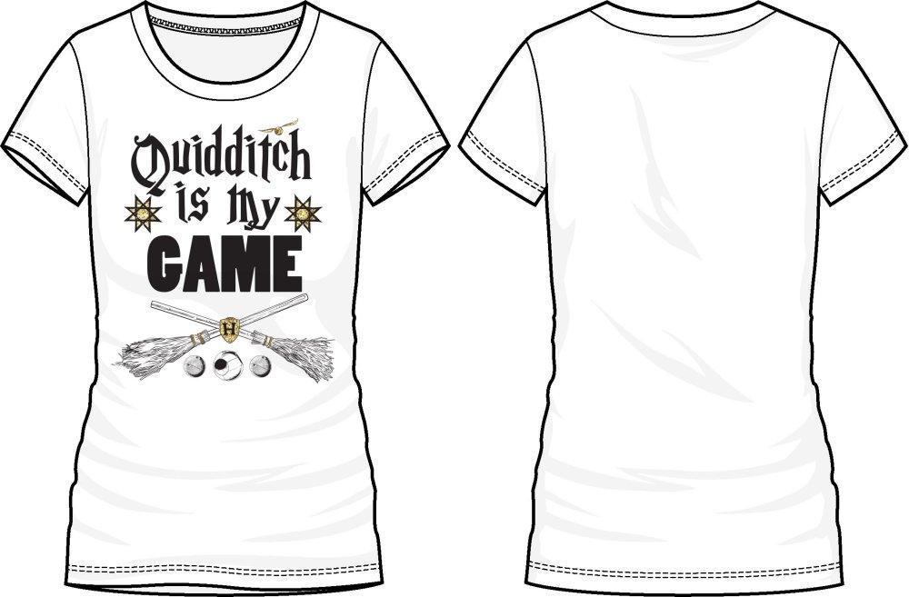 Harry Potter Quidditch Is My Game Women's White T-Shirt