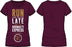 Harry Potter Run Like You're Late For The Hogwarts Express Platform 9 3/4 Women's Burgundy T-Shirt