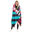 Colorful Pattern Hooded Blanket