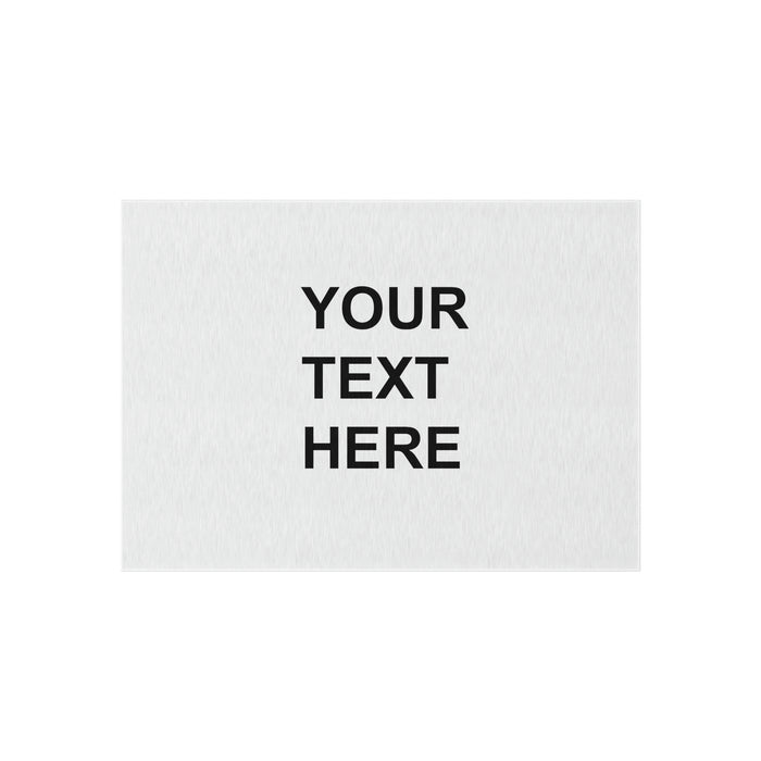Personalized Rug, Custom Rug, With Your Own Text or Design, Handmade Custom Rug , Customized Outdoor Rug