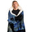 Star Skull Hooded Blanket