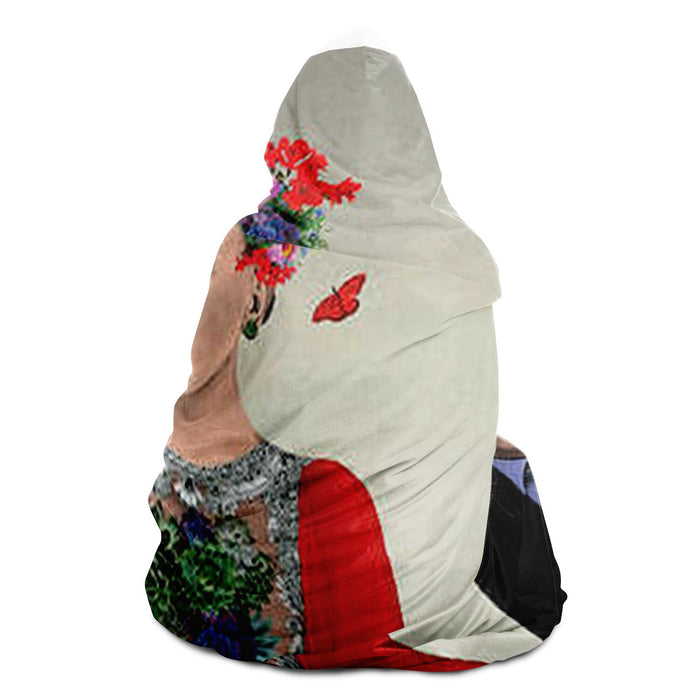 Frida & Dali Hooded Blanket