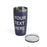 Custom Logo Tumbler, Team Logo Here Tumbler, Personalized Tumbler, Text on a Tumbler, Your Business Logo or Brand Logo Ringneck Tumbler, 20oz