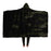 Dark Camouflage Pattern Mosaic Style Plakat Hooded Blanket