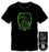 Harry Potter Slytherin Logo Specialty Soft Hand Print Men's Black T-Shirt