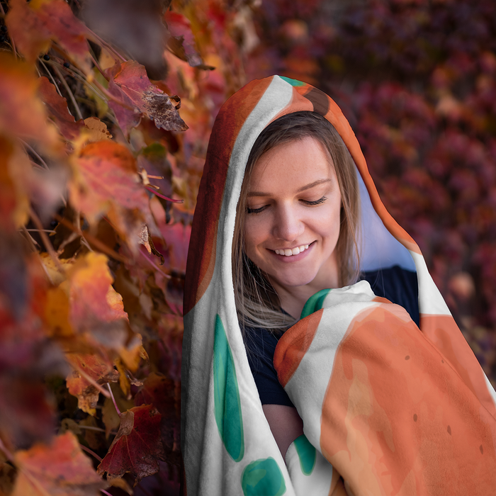 Fruit Hooded Blanket