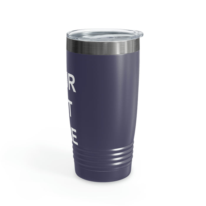 Custom Logo Tumbler, Team Logo Here Tumbler, Personalized Tumbler, Text on a Tumbler, Your Business Logo or Brand Logo Ringneck Tumbler, 20oz