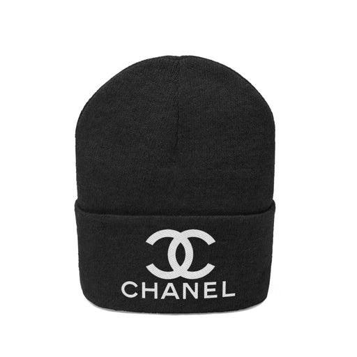 Channel Big Accessories Knit Beanie