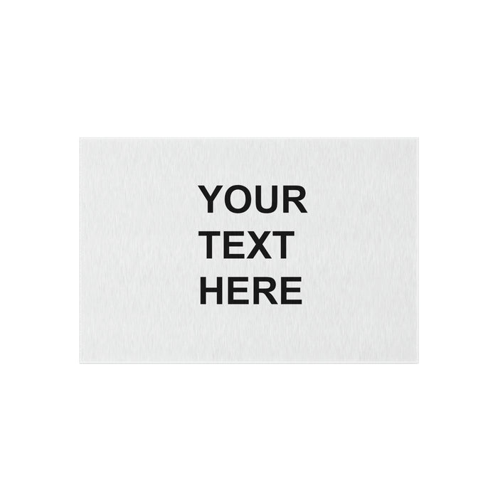 Personalized Rug, Custom Rug, With Your Own Text or Design, Handmade Custom Rug , Customized Outdoor Rug