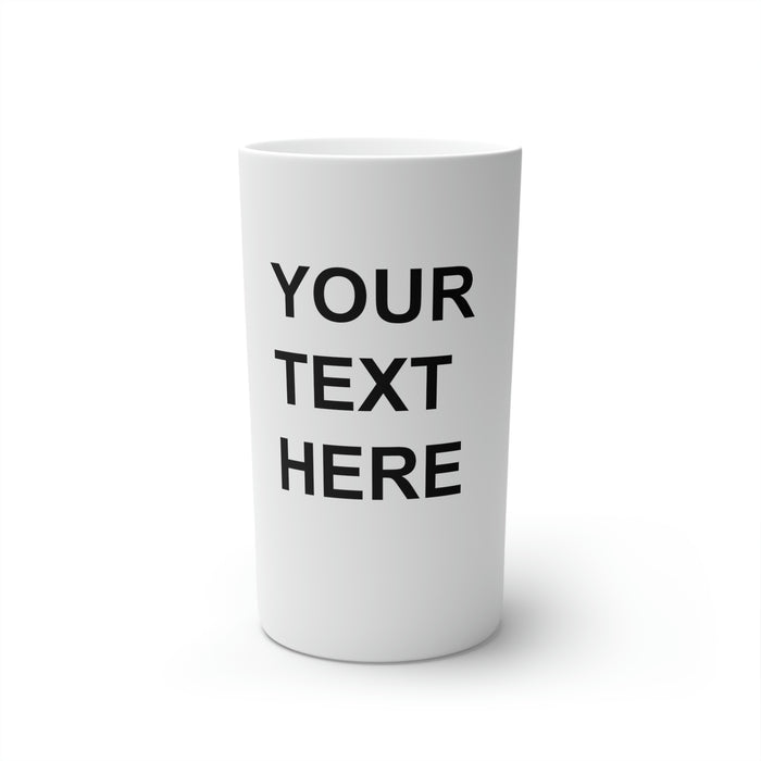 Custom Logo on a Coffee Mugs, Team Logo Here Coffee Mugs, Personalized Coffee Mugs, Text on a Coffee Mugs, Your Business Logo or Brand Logo Conical Coffee Mugs
