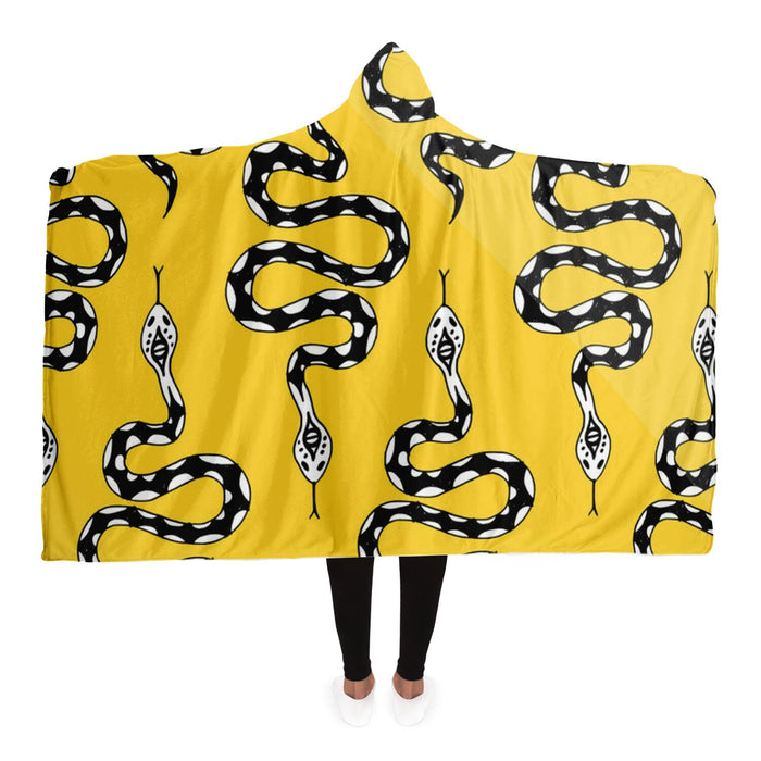 Snakes Hooded Blanket