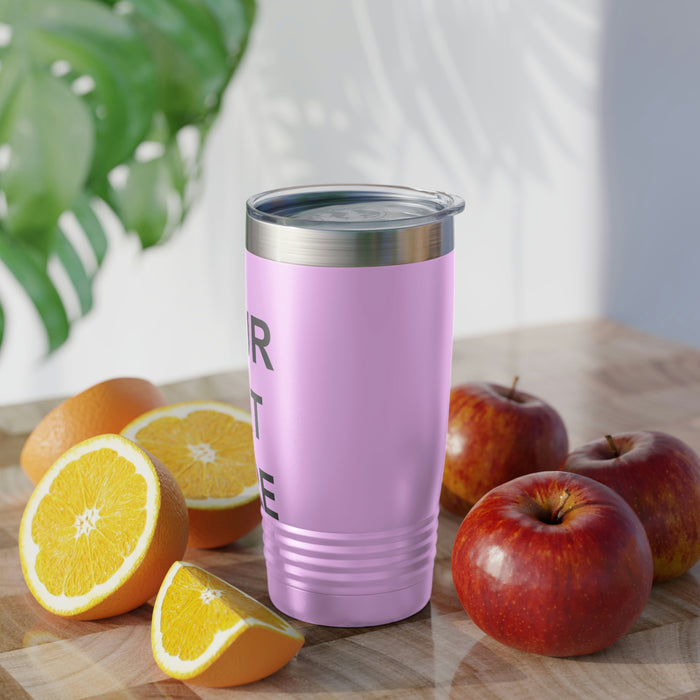 Custom Logo Tumbler, Team Logo Here Tumbler, Personalized Tumbler, Text on a Tumbler, Your Business Logo or Brand Logo Ringneck Tumbler, 20oz