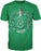 Harry Potter Slytherin Crest Men's Green T-Shirt - One of Four Houses of Hogwarts