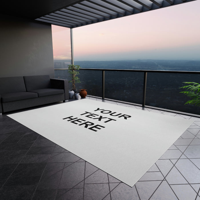 Personalized Rug, Custom Rug, With Your Own Text or Design, Handmade Custom Rug , Customized Outdoor Rug