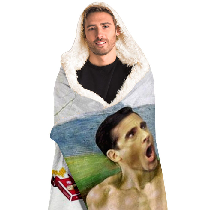 No Smokeing Hooded Blanket